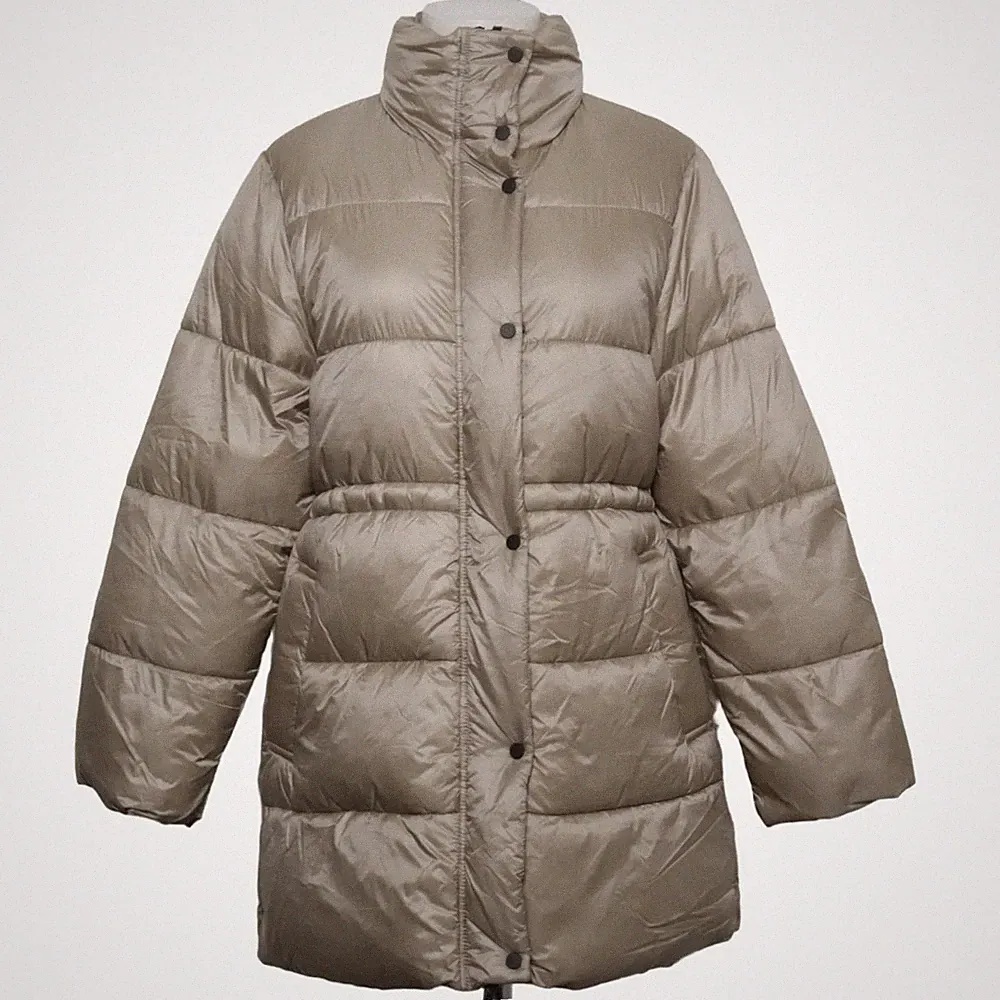 Mango, Daunenmantel, Damen, Größe: S, Beige, Polyamid/Recyceltes Polyester #ApR