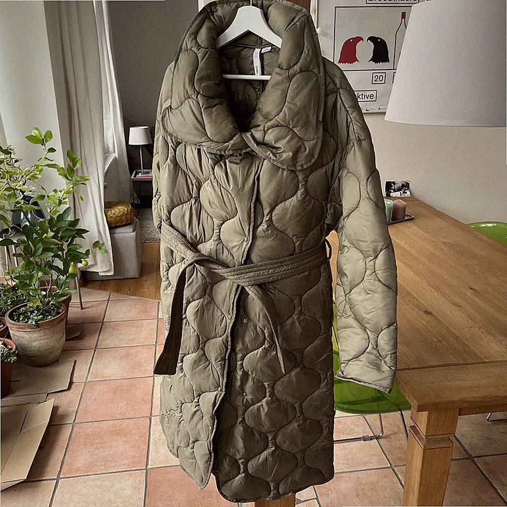 Mango Steppmantel Wasser abweisend XS Khaki Mattglänzend