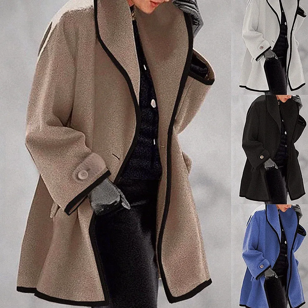 Mantel locker formell Party Daunenjacke Damen lang Mantel Hoodies Damen