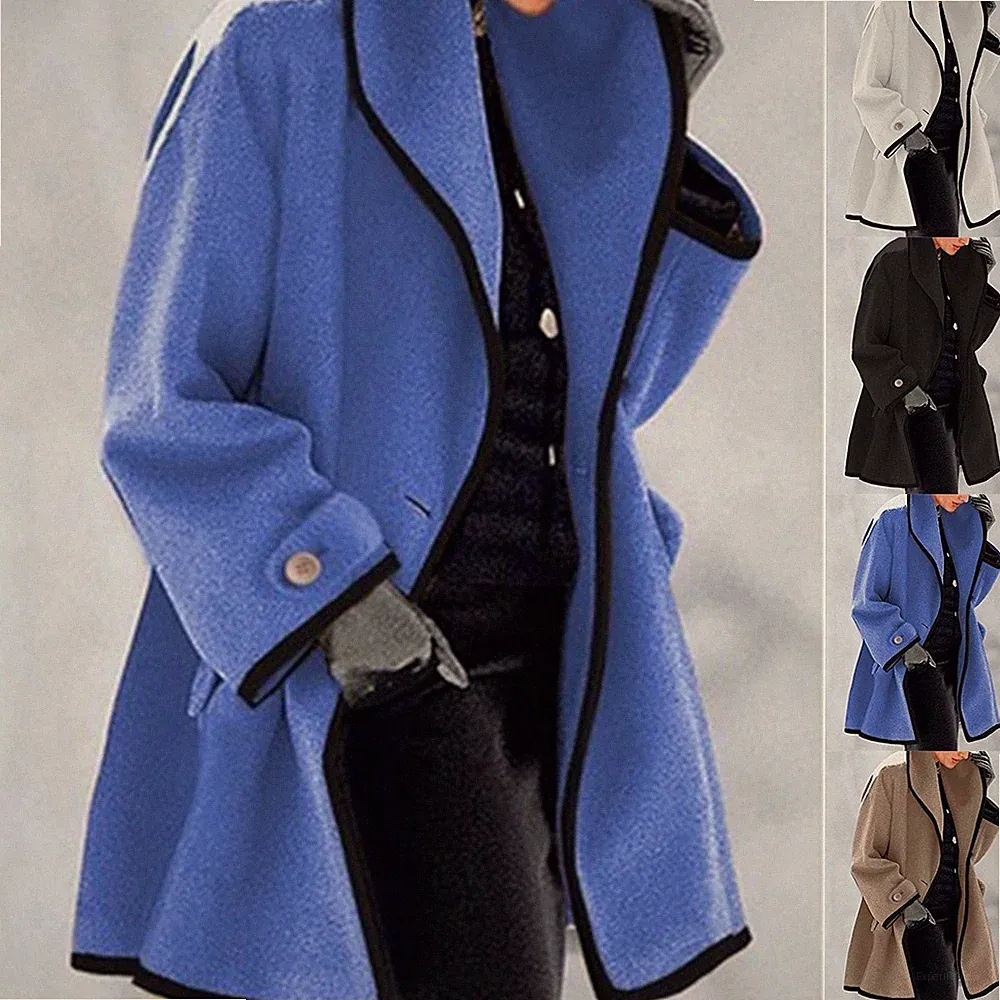 Mantel locker formell Party Daunenjacke Damen lang Mantel Hoodies Damen