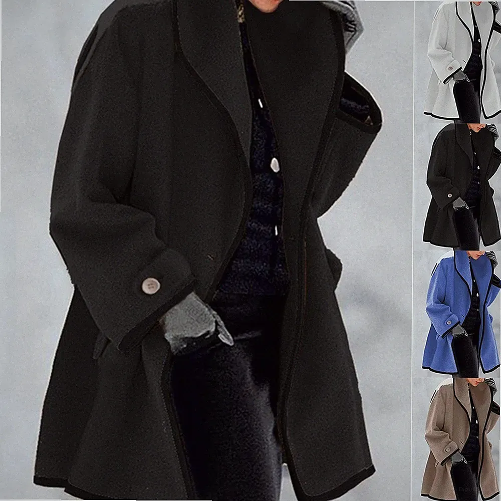 Mantel locker Party Daunenjacke Winter Trenchcoat Damen warm Mantel Oberbekleidu