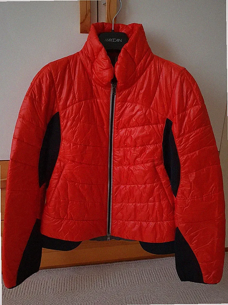Marc Cain Damen Jacke Parka Gr. (MARC CAIN N3) Orange Super Zustand