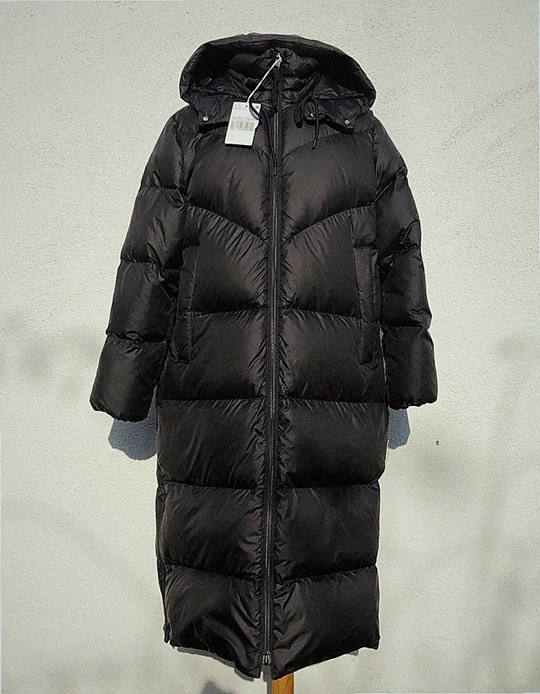 Marc O Polo Damen Daunen Jacke Mantel Daunenmantel Neuw. in schwarz lang Gr. L