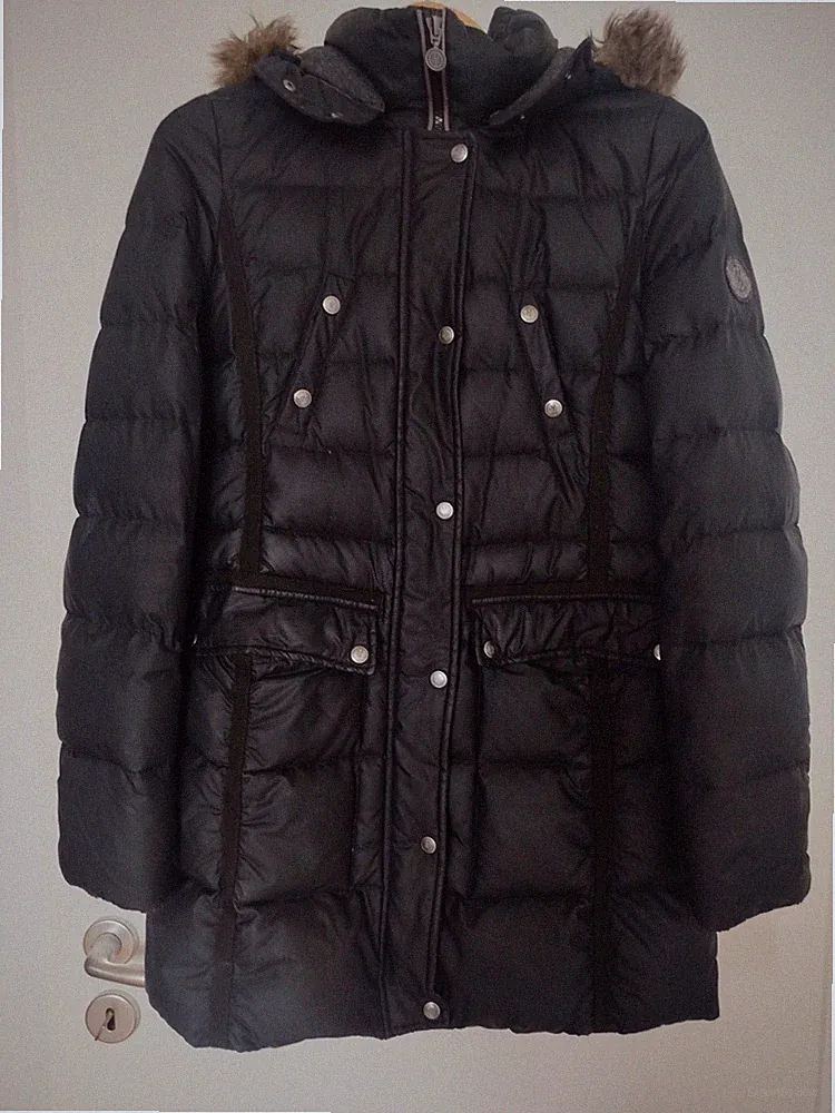 Marc O'Polo Damen Daunenjacke Mantel Gr. M 38 schwarz