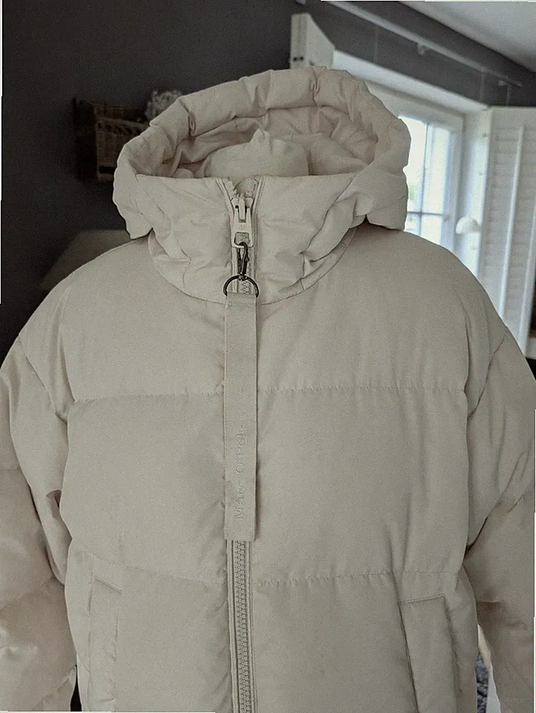 Marc O'Polo Damen Daunenmantel beige/Creme Gr. 36/38