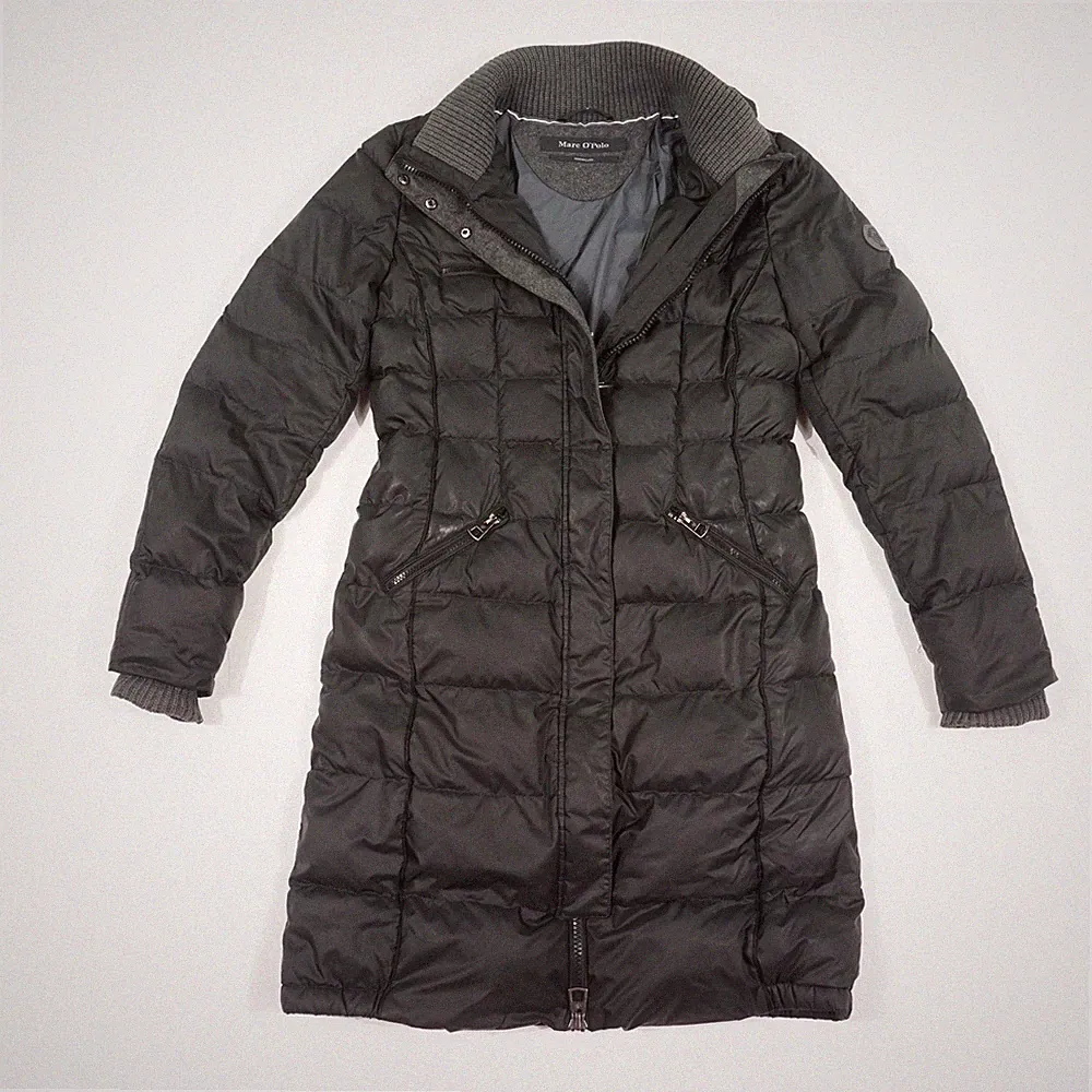 Marc O'Polo Damen Daunenmantel Gr. 36 Mehrfarbig Polyester Polyamid Steppmantel