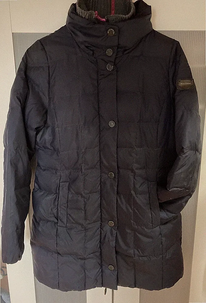 Marc O‘Polo®️❗️Damen Parka Jacke Mantel Mädchen 38/40 M/L Kapuze Daunen blau Top
