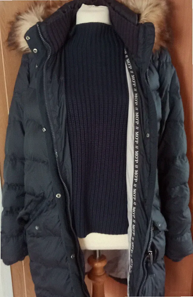 marc o polo daunenmantel blau 44