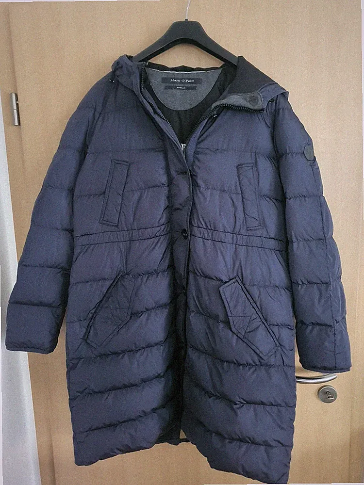 Marc O'Polo Daunenmantel Blau Größe 42