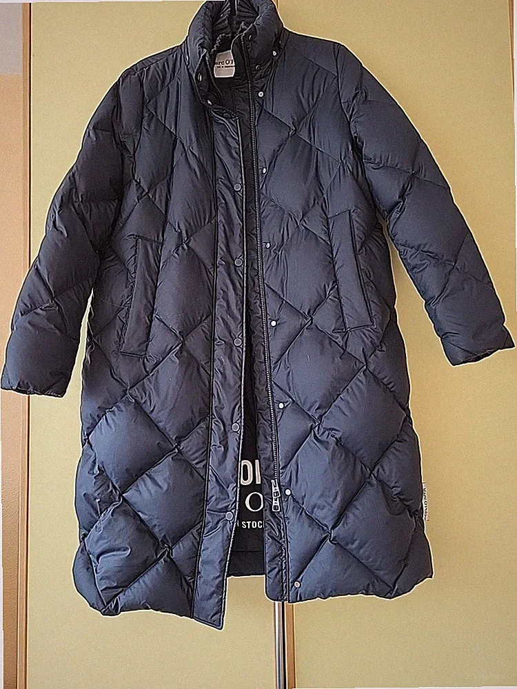 daunenmantel damen lang marco polo