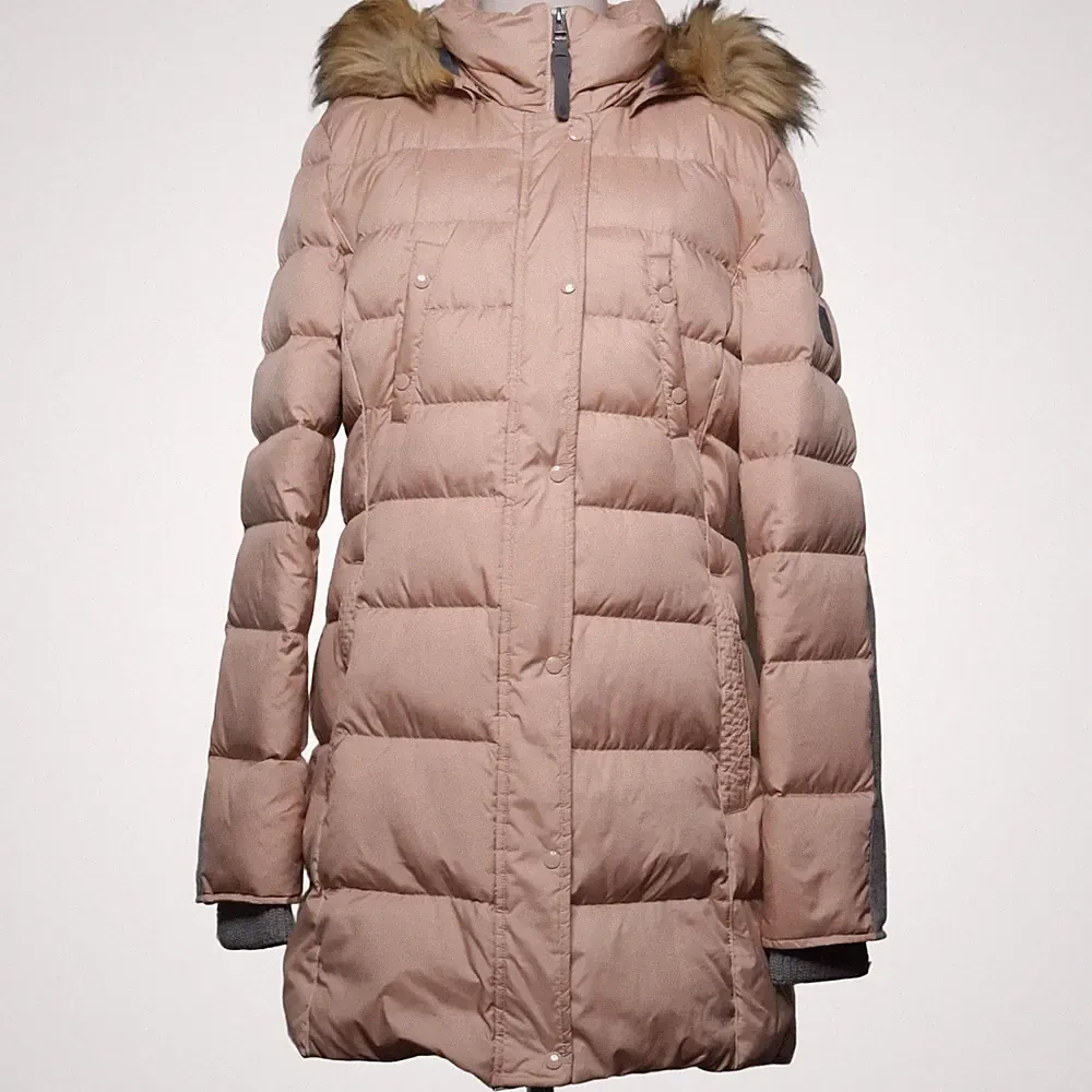 Marc O'Polo, Daunenmantel, Damen, Größe: 42, Pink/Grau #gq0