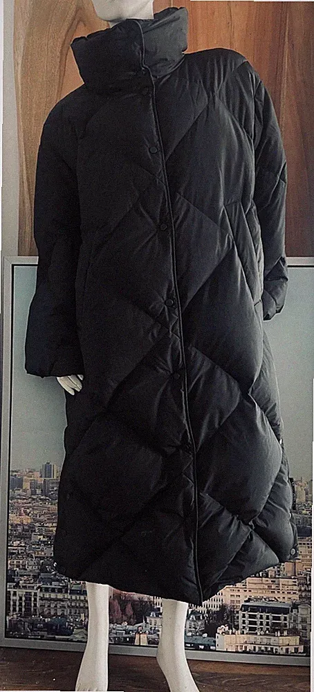 Extra lang Leichte Daunenjacke