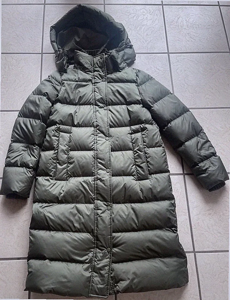 MARC O POLO Daunenmantel Hood Welt Pockets • 36 • Grün • 70% Daunen • NEU!