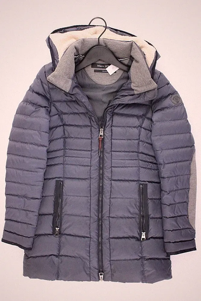✨ Marc O'Polo Daunenmantel Slim Mantel für Damen Gr. 34, XS blau aus Polyester ✨