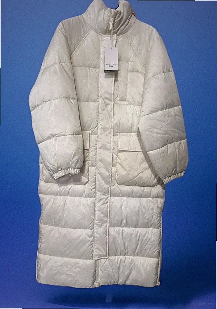 Marc O'Polo DENIM Daunenmantel, Gr. M Creme Weiß Damen ein Zeichen von Luxus