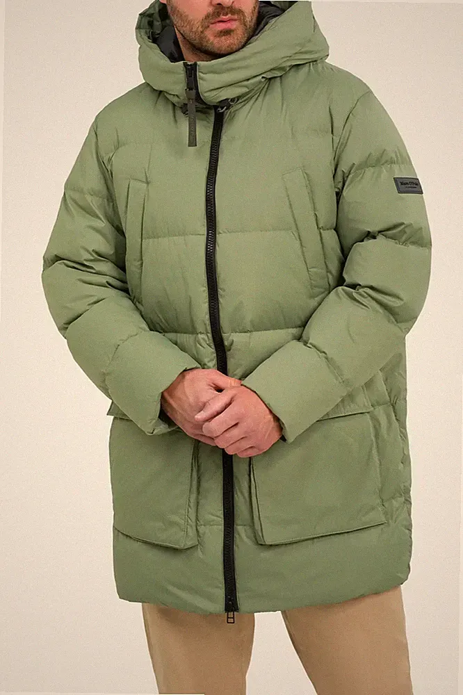 MARC O'POLO Herren Daunen Jacke Daunenmantel Winter Steppmäntel Grün Gr.XXL