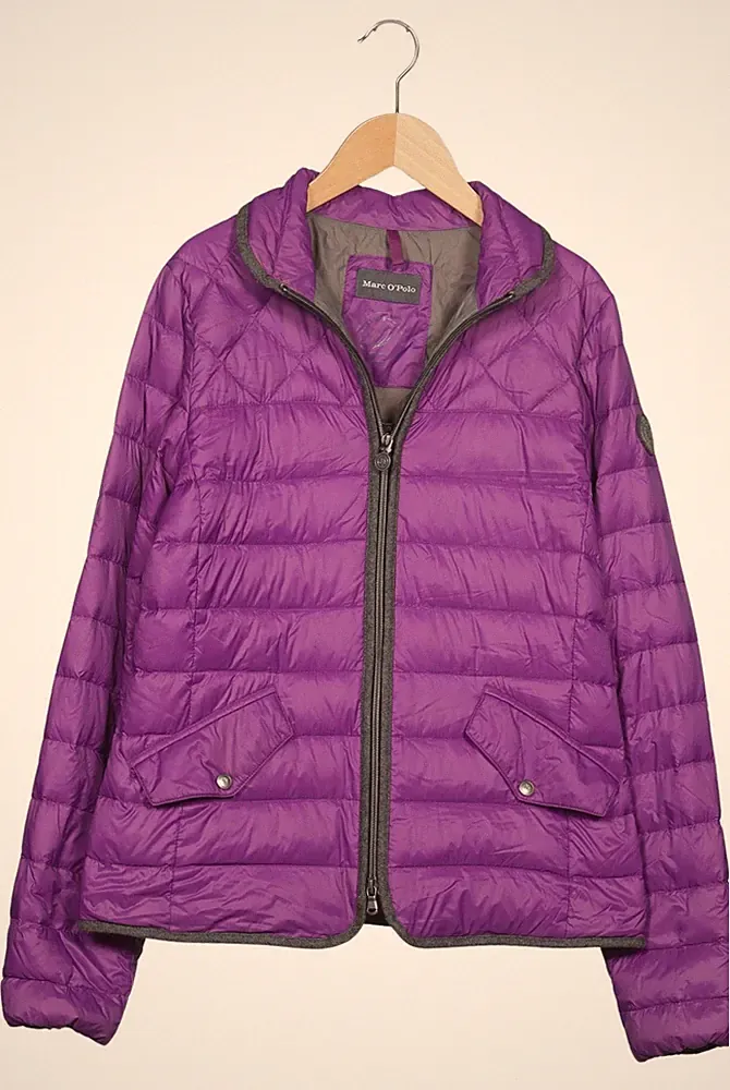 Marc O Polo Jacke Damen Anorak Jacket Kurzmantel Gr. 38 Daunen Lila #0na9ca9