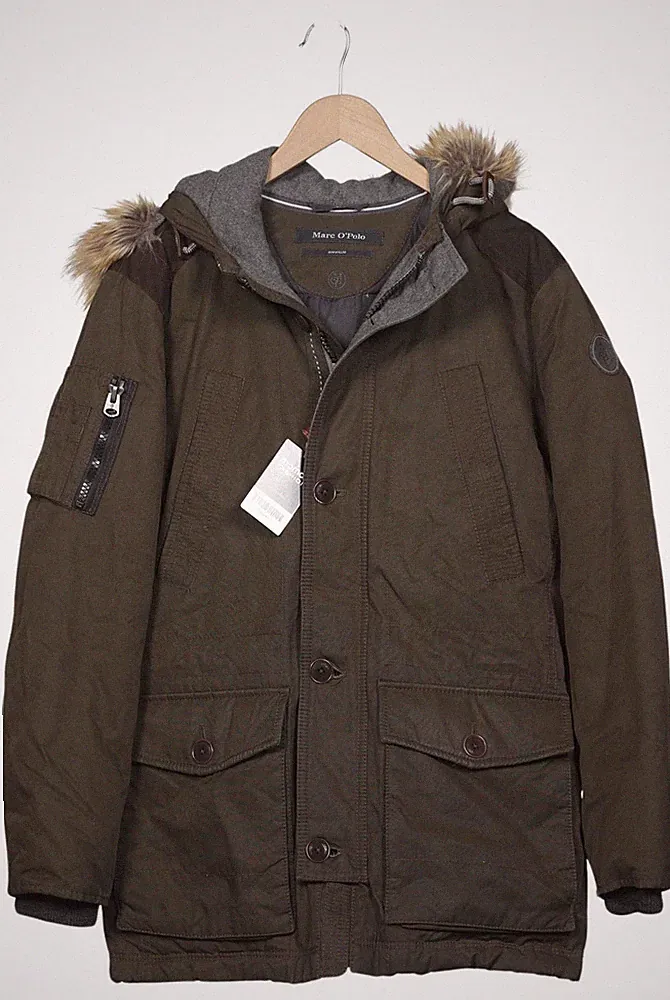 Marc O Polo Jacke Damen Anorak Jacket Kurzmantel Gr. L Wolle Baumwol... #al6zi41