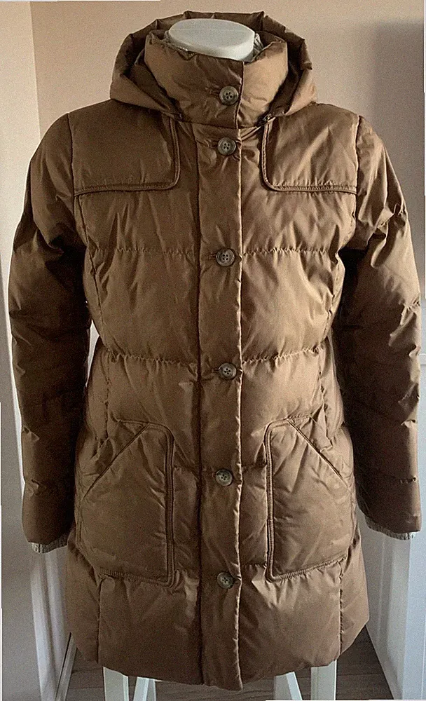 Marc O'Polo Jacke Mantel Daunenmantel braun nougat Größe 40