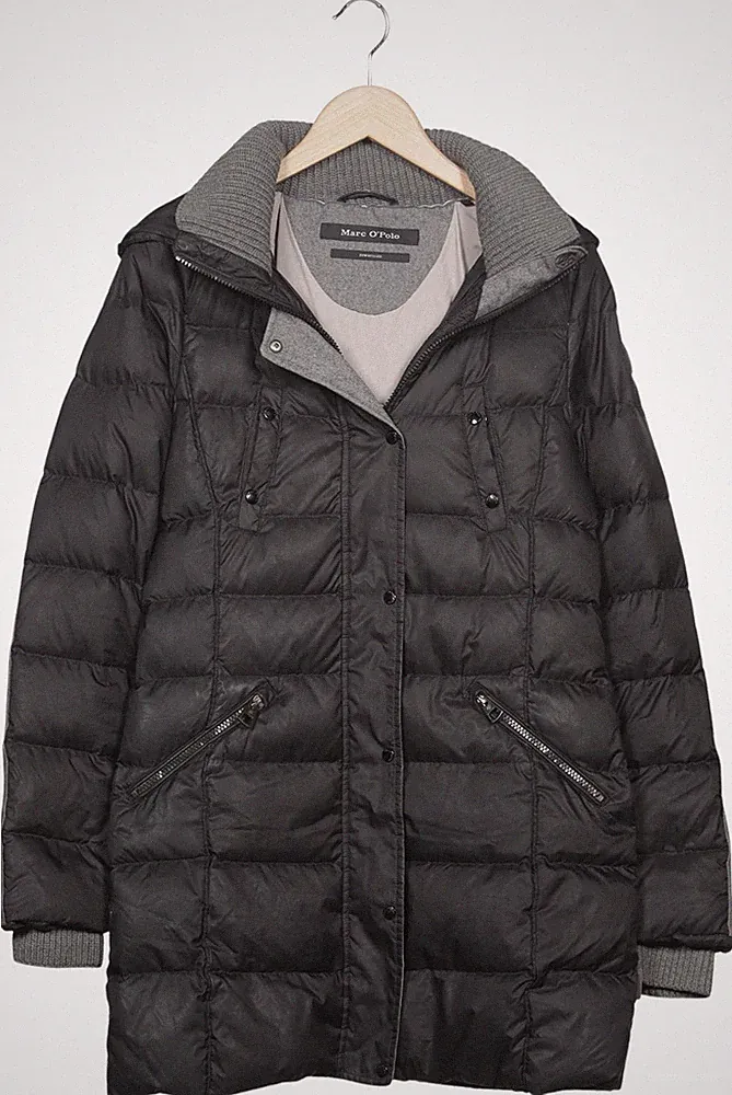 Marc O Polo Mantel Damen Jacke Parka Gr. 36 Wolle Daunen Baumwolle S... #7zr7j59