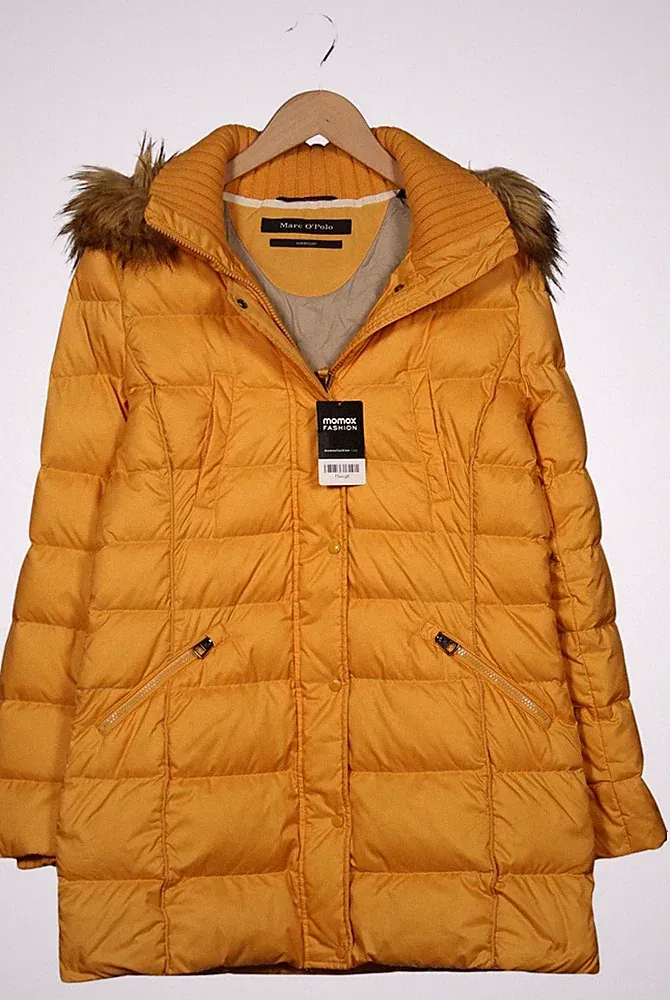 Marc O Polo Mantel Damen Jacke Parka Gr. 38 Daunen Wolle Gelb #nxpojlr