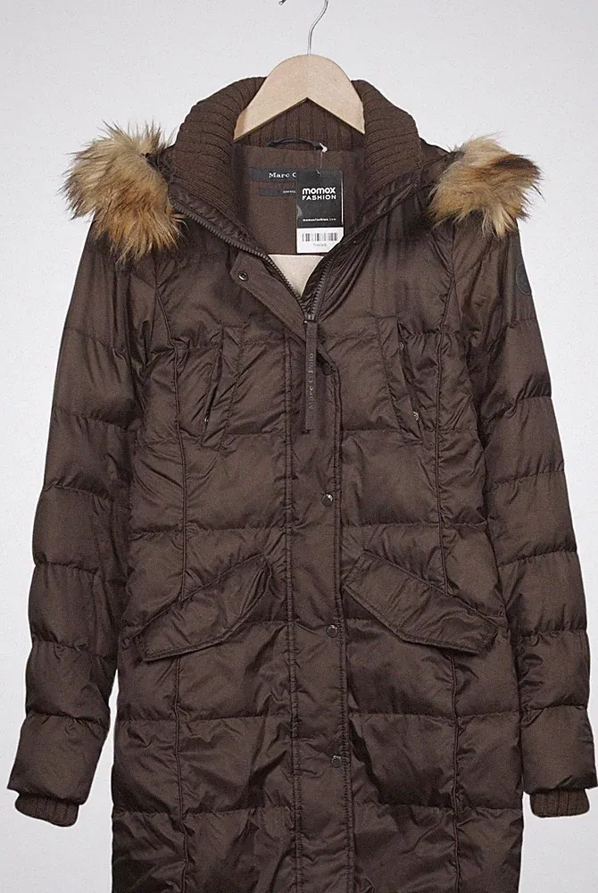 Marc O Polo Mantel Damen Jacke Parka Gr. EU 32 Daunen Wolle Braun #7nbokib