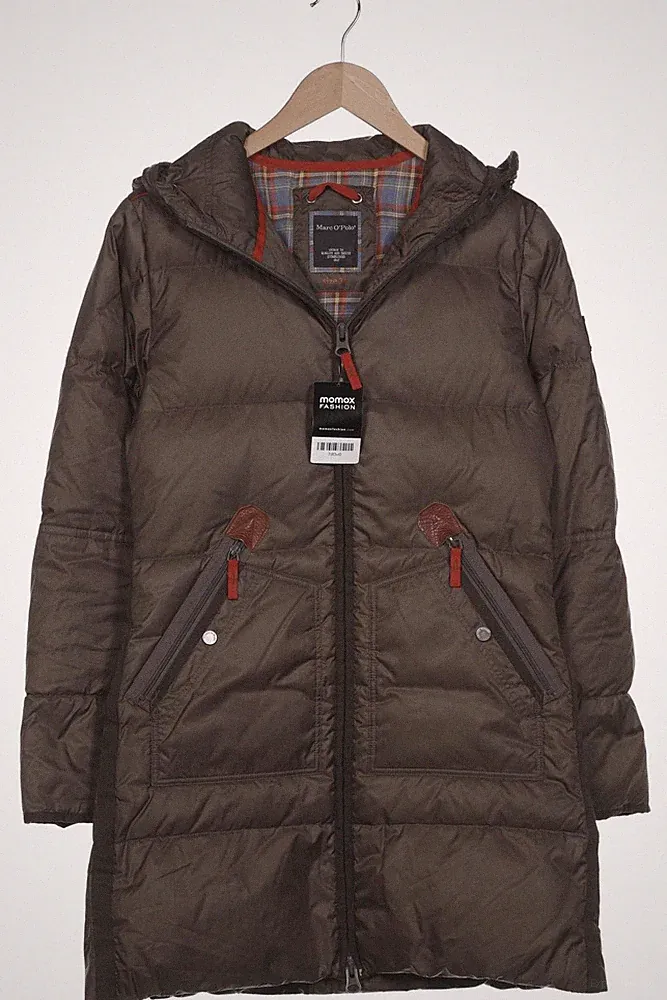 Marc O Polo Mantel Damen Jacke Parka Gr. EU 34 Baumwolle Daunen Grau #iigaez9