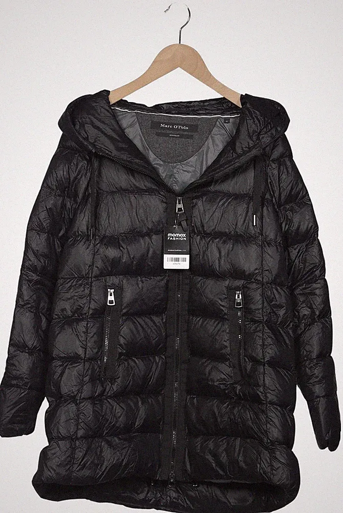 Marc O Polo Mantel Damen Jacke Parka Gr. EU 34 Wolle Daunen Schwarz #6du50hd