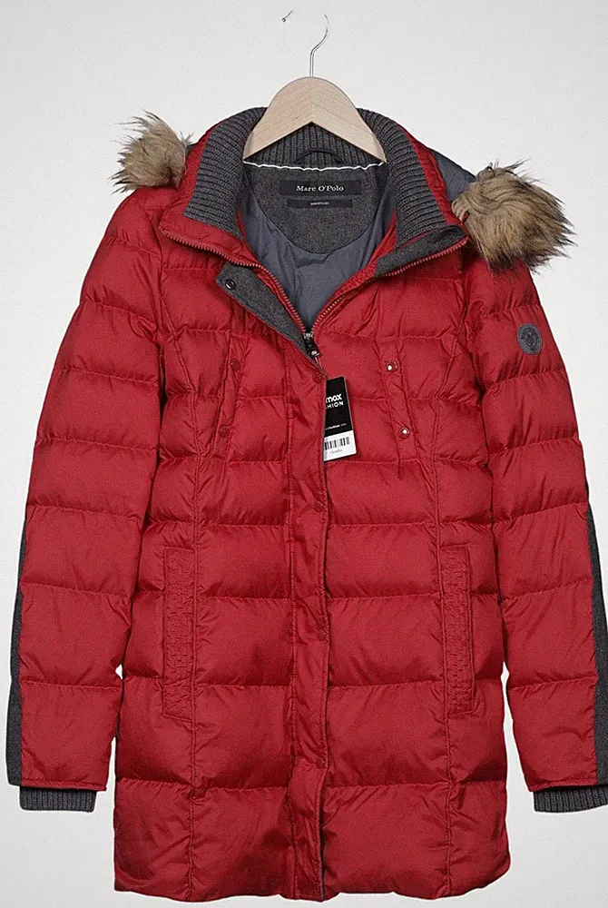 Marc O Polo Mantel Damen Jacke Parka Gr. EU 36 Wolle Baumwolle Daune... #r3paxbu