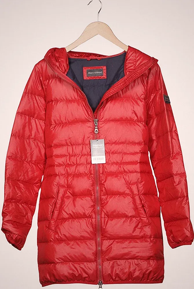 Marc O Polo Mantel Damen Jacke Parka Gr. EU 40 Daunen Rot #388pjed