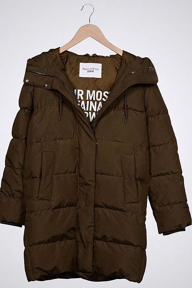 Marc O Polo Mantel Damen Jacke Parka Gr. S Daunen Grün #4tagfay