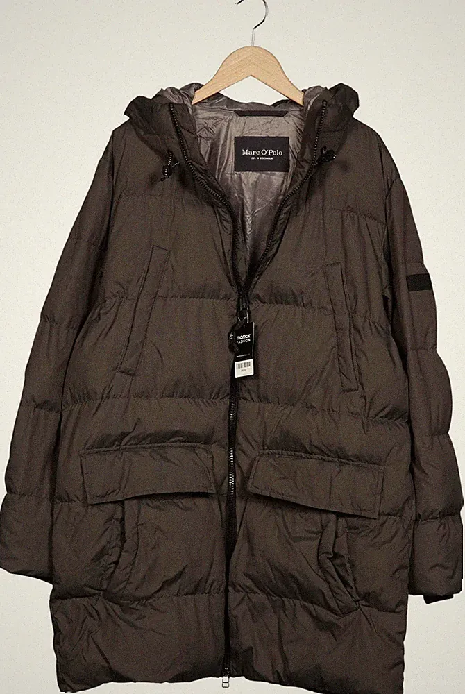 Marc O Polo Mantel Herren Winter Parka Winterjacke Gr. XL Daunen Grün #o8plisk