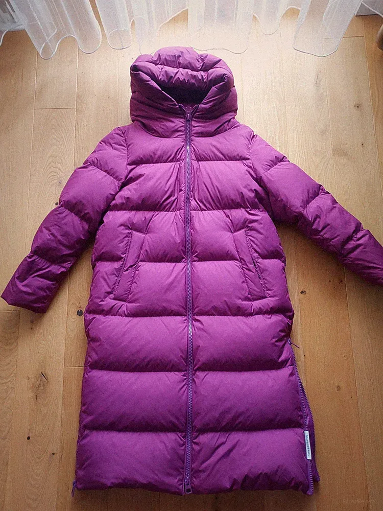 Marc O Polo Puffer Daunen Mantel magenta Gr 38