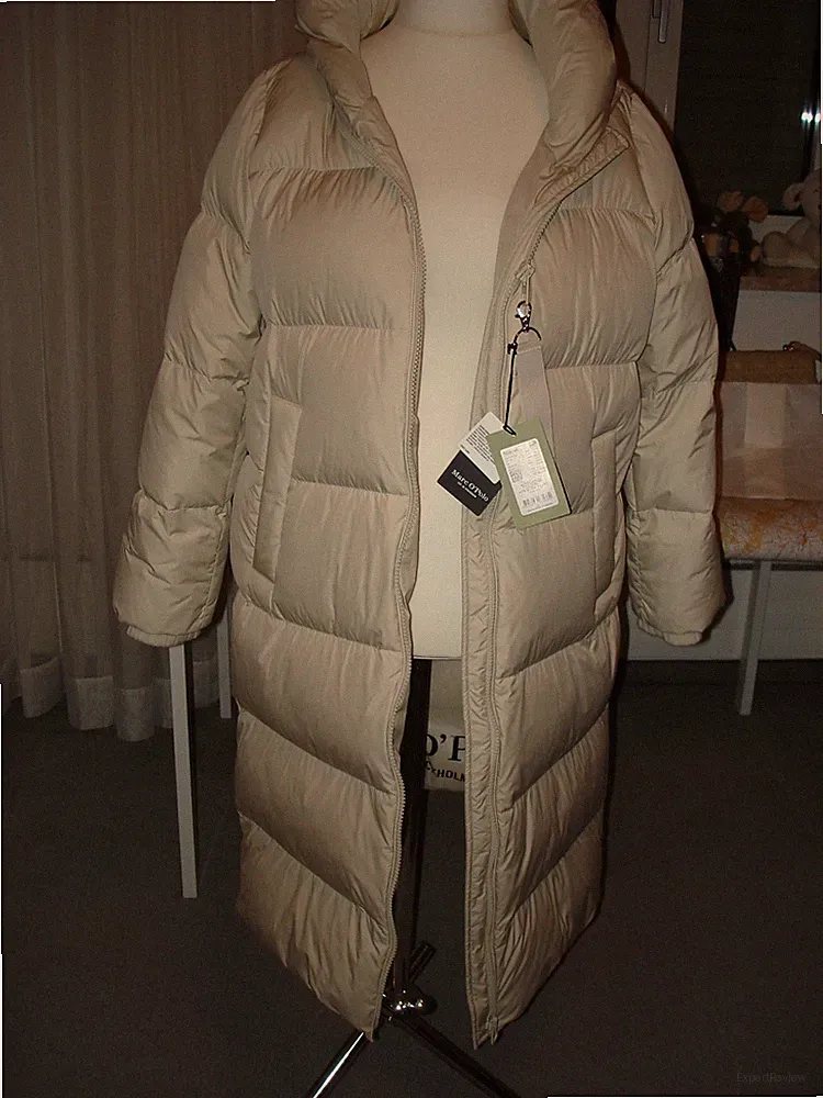 Marc O`Polo Wintermantel Daunenmantel Lang Gr. 44/46 EU beige KP 399 Euro/ NEU