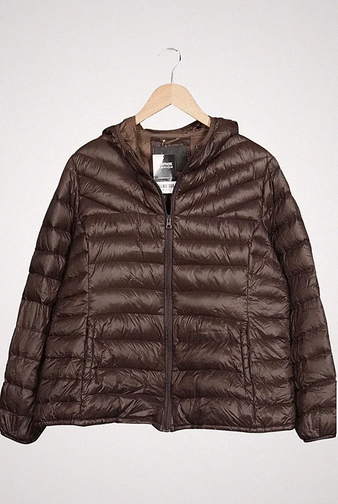 Marie Lund Jacke Damen Anorak Jacket Kurzmantel Gr. 46 Daunen Braun #8gpw5k6