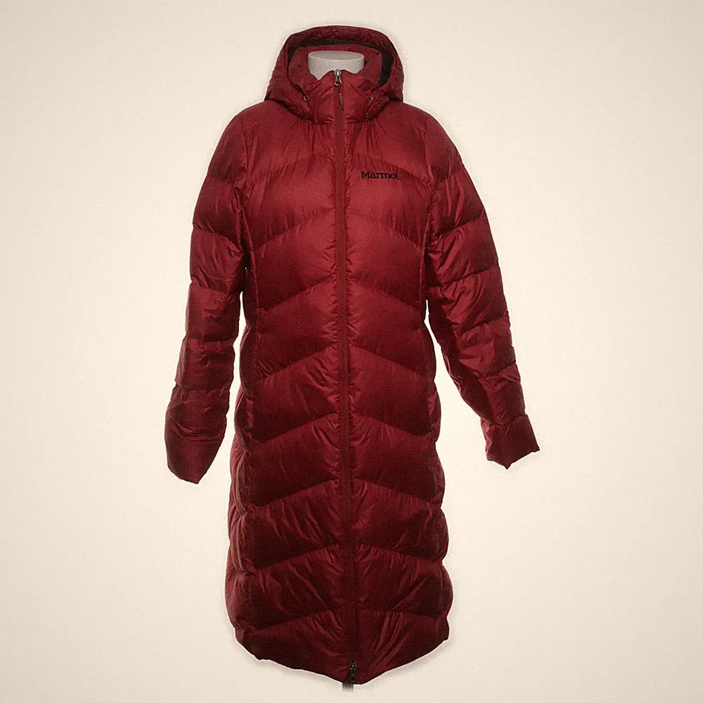 Marmot, Daunenmantel, Damen, Größe: L, Rot, Acryl/Daune/Kunstpelz/Polyester #FLF