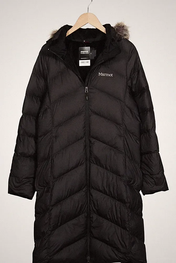 Marmot Mantel Damen Jacke Parka Gr. L Daunen Schwarz #sr54jg9
