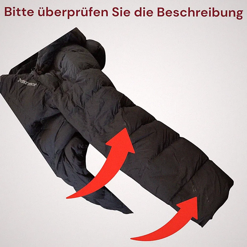 Marmot Montreaux Damen Wintermantel mit 700er Daunenfüllung schwarz Größe L