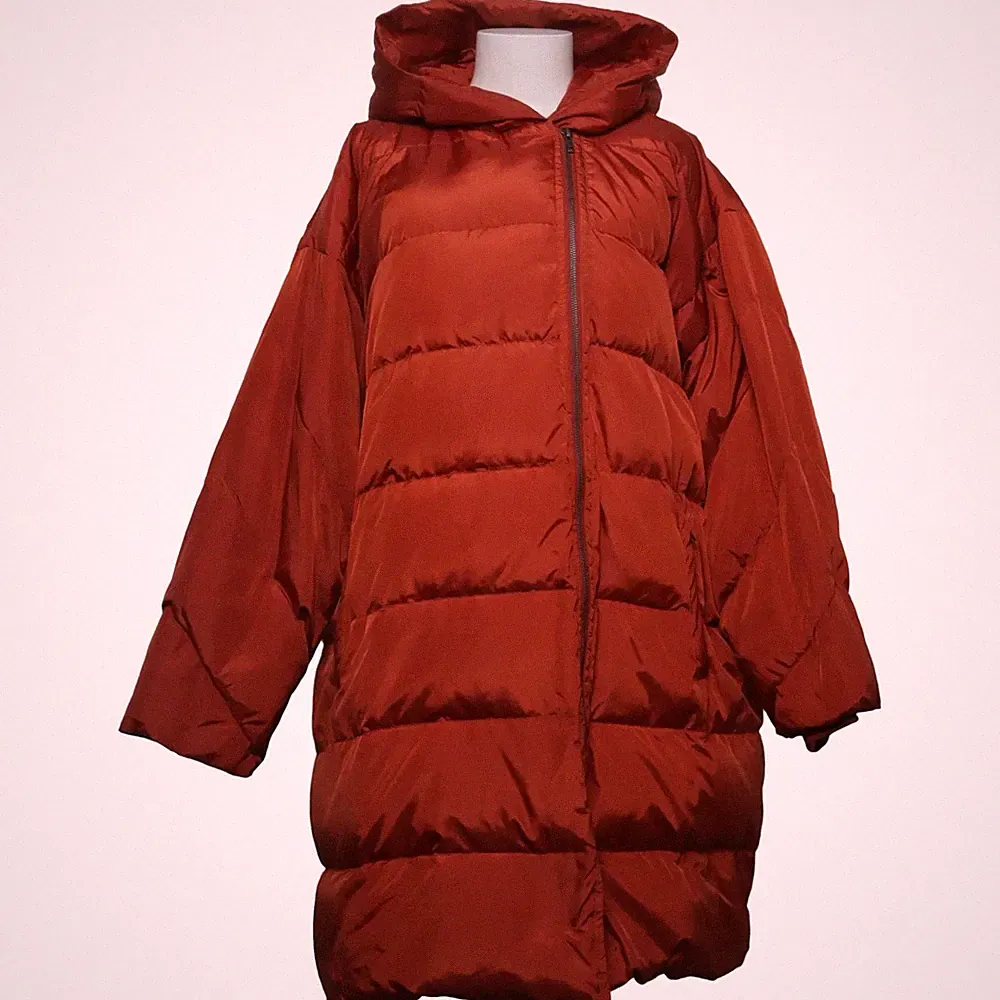 Masai, Daunenmantel, Damen, Größe: XL, Braun/Orange, Daune/Feder/Polyester #3II