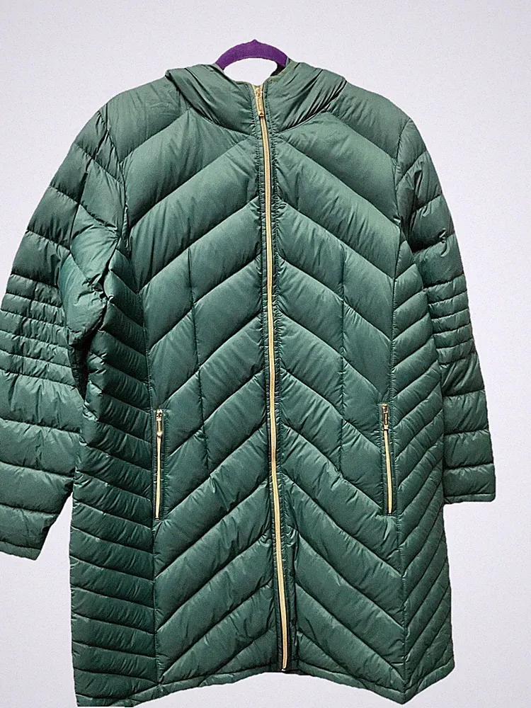 MICHAEL Bei MICHAEL KORS Damen Daunen Stepp-Mantel Gr.46 Gebraucht
