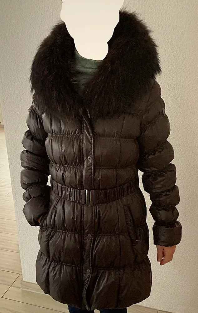 Mile Stone Damen Winterdaunen Mantel Größe 36