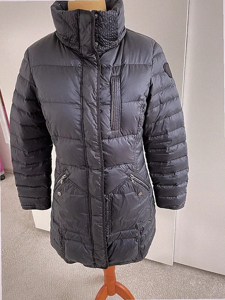 Milestone Damen Leichte Jacke Jacket Kurz Mantel Steppjacke Daunen Gr.38