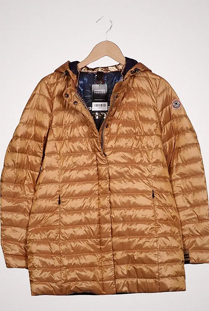 MILESTONE Jacke Damen Anorak Jacket Kurzmantel Gr. 38 Daunen Gold #qu92hmf