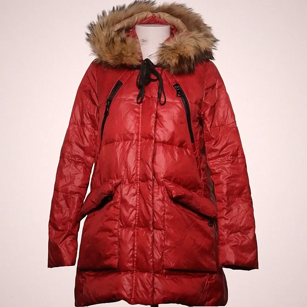 Miss Fofo, Daunenmantel, Damen, Größe: 40, Rot, Daune/Polyester, Einfarbig #wlT