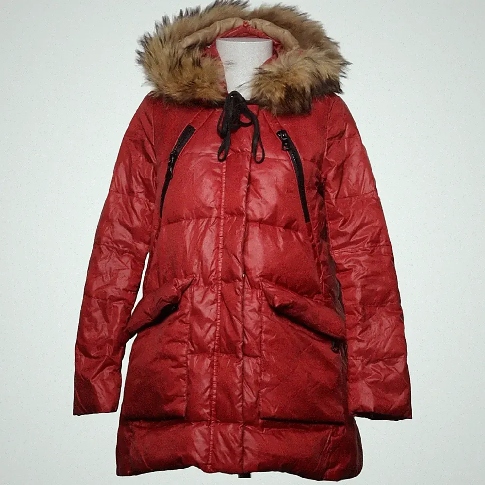 Miss Fofo, Daunenmantel, Damen, Größe: 40, Rot, Daune/Polyester, Einfarbig #wlT