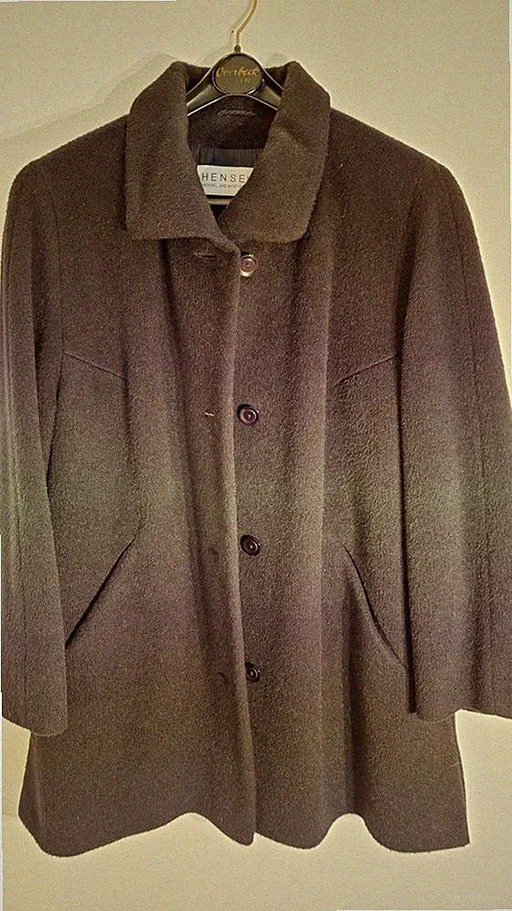 Mohair Jacke Kurzmantel Damen 44 wieNEU Hensel&Mortensen Lambswool Kein Kaschmir