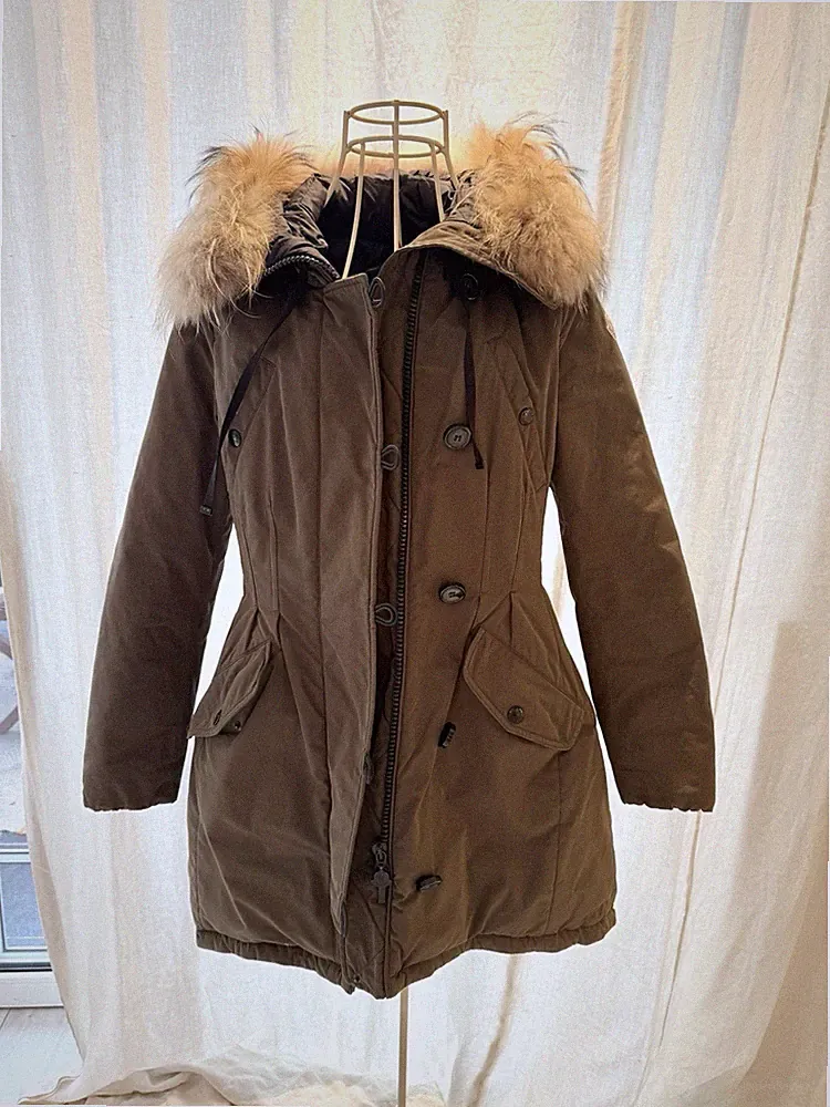 Moncler Arrious Giubotto Parka/Wintermantel Gr. 4 Khaki