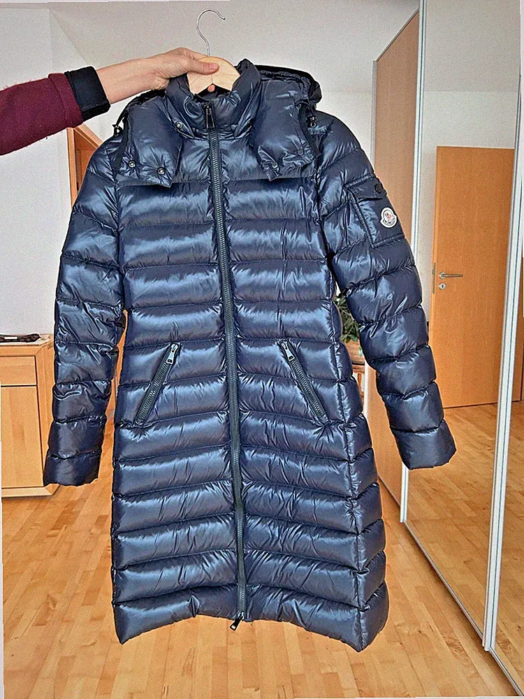 Moncler Damen Daunenmantel Moka - Neu mit Etikett!