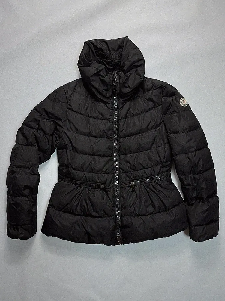 Moncler Daunenjacke Damen Schwarz Grenoble Größe 4