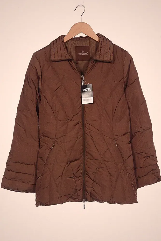 Moncler Jacke Damen Anorak Jacket Kurzmantel Gr. M Daunen Braun #o0wug09